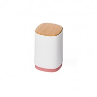 CI101 에코라이프 럭셔리 면봉 치실 우드 이쑤시개 케이스