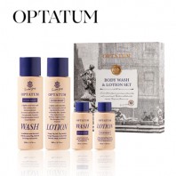 옵타움 OPTATUM 퍼퓸 바디워시&바디로션 4종 선물세트(루시드 나잇향)