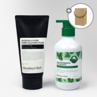 Nard 리프레싱 치약 펌핑형 370g 클렌징폼 180ml 2종세트