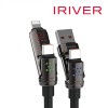 아이리버 IHC-HW4in1 멀티 4IN1 LED 라이팅 고속 충전 케이블 (1.5M/2M)