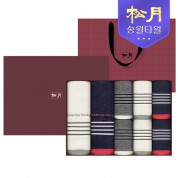 송월 카운테스마라 포라인 바스타올 + 세면타올 8P 고급 선물세트