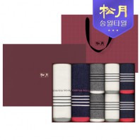 송월 카운테스마라 포라인 바스타올 + 세면타올 8P 고급 선물세트
