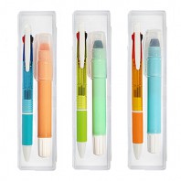 문구세트B형-10 (3색볼펜+고체형광펜)