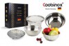 쿠비녹스 믹싱볼 쌀함박 채망 채반 찜판 5종세트
