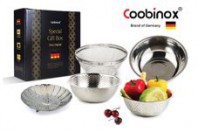 쿠비녹스 믹싱볼 쌀함박 채망 채반 찜판 5종세트