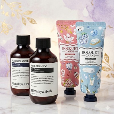 Nard(나드)샴푸+바디워시, 부케가르니 핸드크림 2종 세트