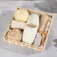 CH292 클린바스 베스트 원목 선물용 힐링 목욕 세트 B