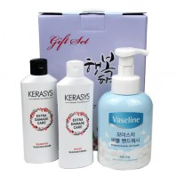 바세린 모이스처 버블 핸드워시+케라시스 샴푸+린스 (케이스 이미지 선택)