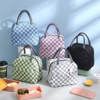 로페리아 격자무늬 다용도 수납 보온보냉 가방(0217575)