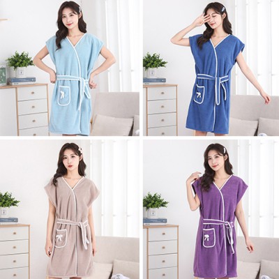 로페리아 부드러운 코랄 여성 샤워가운(0215390)