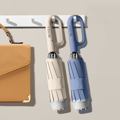 벨솔라 버클 거꾸로 자외선차단 완전자동우산