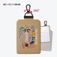 가죽 칼라 회전고리 네임택