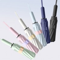 플로비아 스마트락 파스텔 원터치 3단 암막양우산