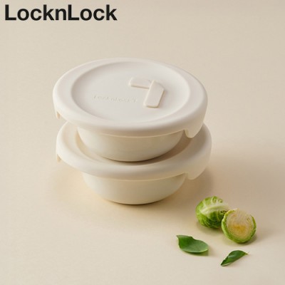 락앤락 C302S2 바로한끼 도자기 밥용기 355ml 2P 세트