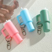 미니 텀블러 립밤 보관 키링 열쇠고리 K2677