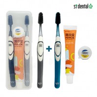 커플_클리오_퍼펙션+페리오치약+치실_칫솔치약세트