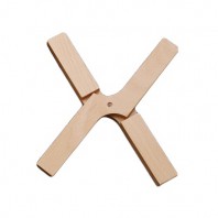 CH999 에코라이프 크리에이티브 단열 X 형 너도밤나무 냄비받침