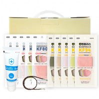 엠플러스 컬러 방역세트2 / 엠플러스 황사 방역마스크 (KF94)