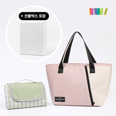 너랑나랑 피크닉 매트 배색토트보냉백 세트