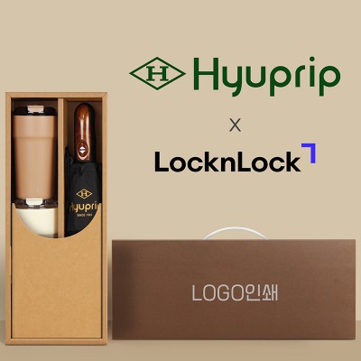 협립 3단 70 완전자동우산 +락앤락 메트로카페 2P-세트