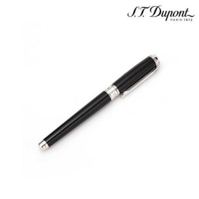 [ST듀퐁] 17 뉴라인D 수성펜 블랙팔라디움 RB미듐 CB412100M (No.21)