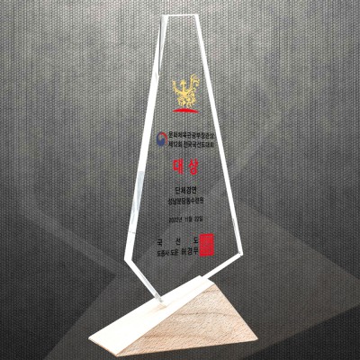 공로 재퇴직기념 감사패 DS12-20-1