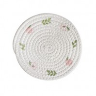 CH992 에코라이프 로프 코스터 라운드 가정용 접시 단열 매트 18cm
