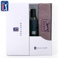 PGA 3단7K 완전자동 무지+190g호텔타올세트