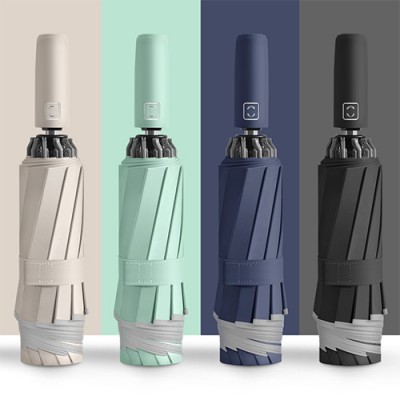 버브 이중 암막코팅 10K 거꾸로 3단 완전 자동우산