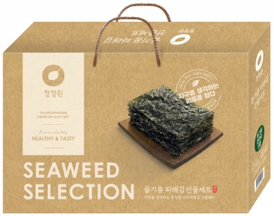 25추석 선물세트 청정원 들기름 파래김9호