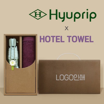 협립 5단53 데이지 암막 30D 고밀도 우양산 +코마40수200호텔타월-세트