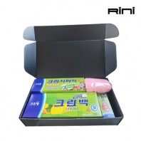 [리니] 크린랲 주방용품 4종세트, 특허 주방타올 위생백, 2중위생지퍼백,휴대용위생백