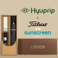 협립 3단 60 슈퍼 거꾸로 완전자동우산 +선크림+타이틀리스트 골프공 3구-세트