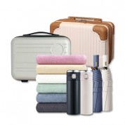 14인치 여행용 레디백 + 3단 자동 양우산 + 송월타올 + 원터치 온도 텀블러 선물세트
