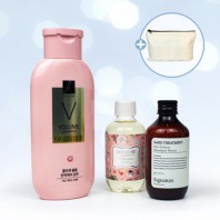 LG 엘라스틴 샴푸  바디워시 3종세트