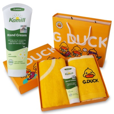 카밀 핸드크림 100ml 에버센스 캐릭터 타월 3p 세트