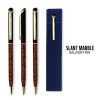 슬랜트 마블 볼펜(금속)