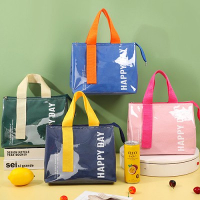 PVC 해피 피크닉 보온보냉 가방 도시락가방