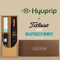 협립 3단 70 완전자동우산 +선크림+타이틀리스트 골프공 3구-세트