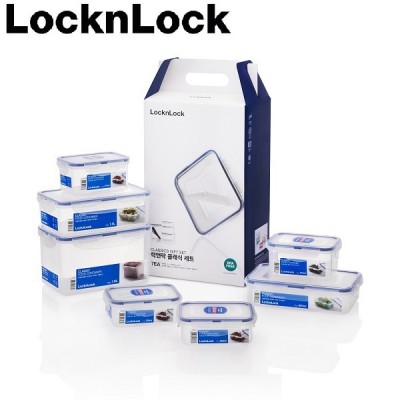 락앤락_818s7 밀폐용기 클래식 5호 세트 밀폐용기 7개