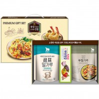 M11 중력 밀가루 500g+위생장갑 (20매)+부침가루 500g 3종 선물세트
