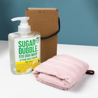 슈가버블 주방세제 470ml 고리 주방타올 2종세트