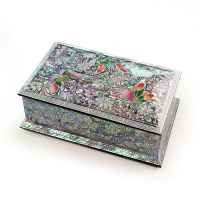 명함함-자동채화나비명함함