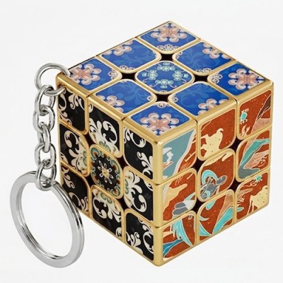 무료인쇄 UV인쇄 열쇠고리 키링 루빅 큐브 35mm