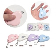 [효정무역] 자석 구름택배칼-자석내장 휴대용고리 개별포장 칼라 레이저인쇄 무료 언박싱 필수 커터칼