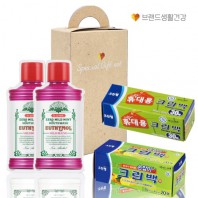 크린랩 브생건329호(휴대용30매 크린백+손잡이20매 위생백+유시몰 가글2매)