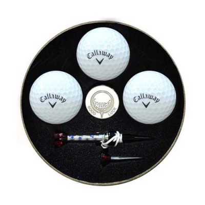 캘러웨이 투어 3피스 원형 3구 볼마커 자석티세트