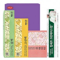 롤백 크린백 랩 정사각위생장갑 4종세트