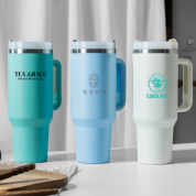 일상안애 대용량 보온보냉 핸들 스텐 텀블러 1180ml