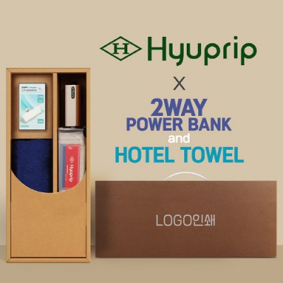 협립 이지롤 거꾸로 완전자동 우산 +코마40수200호텔타월+배터리-세트